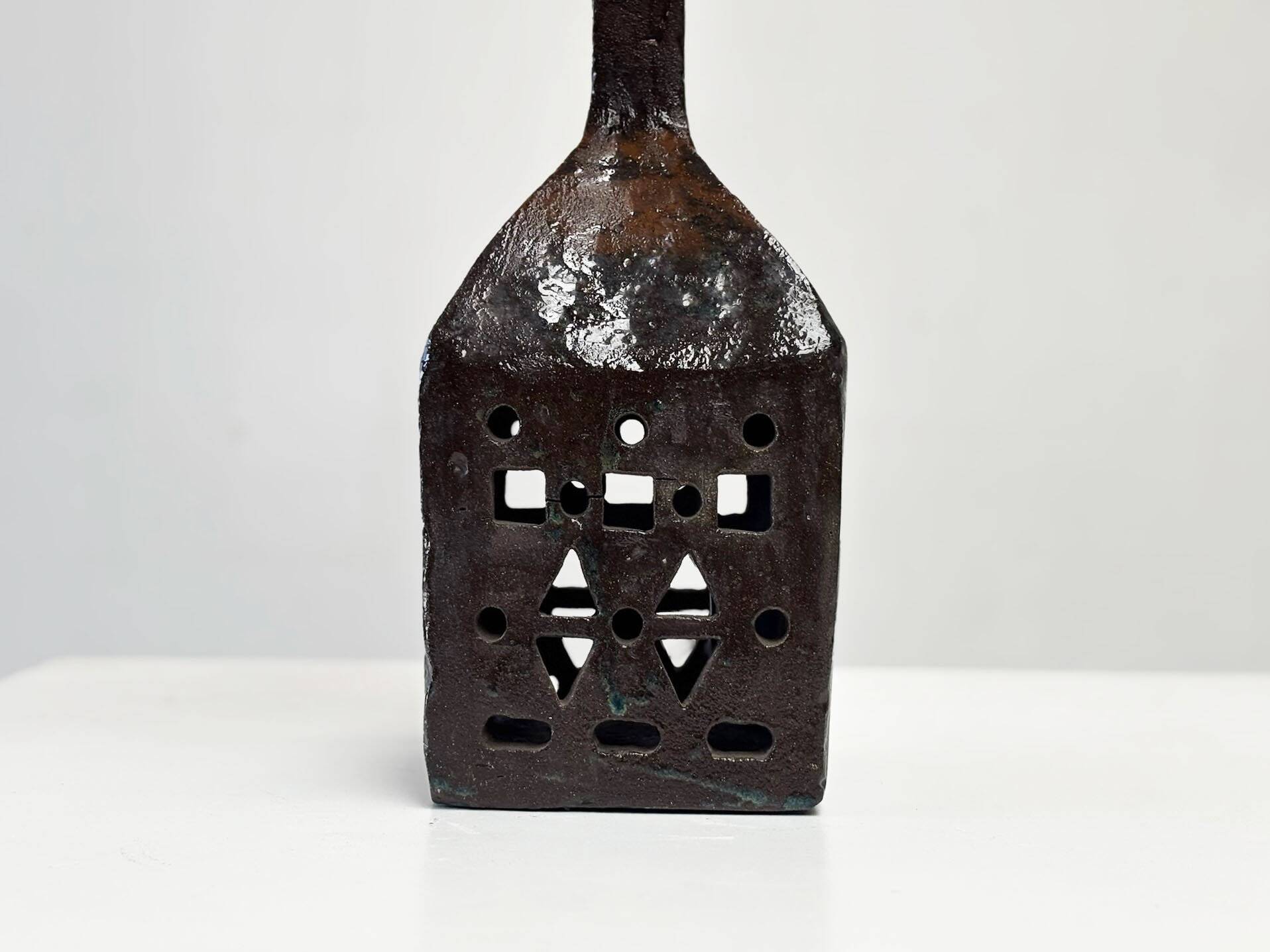 Lampe en céramique française, années 1950