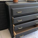 Vintage chest of drawers compass feet