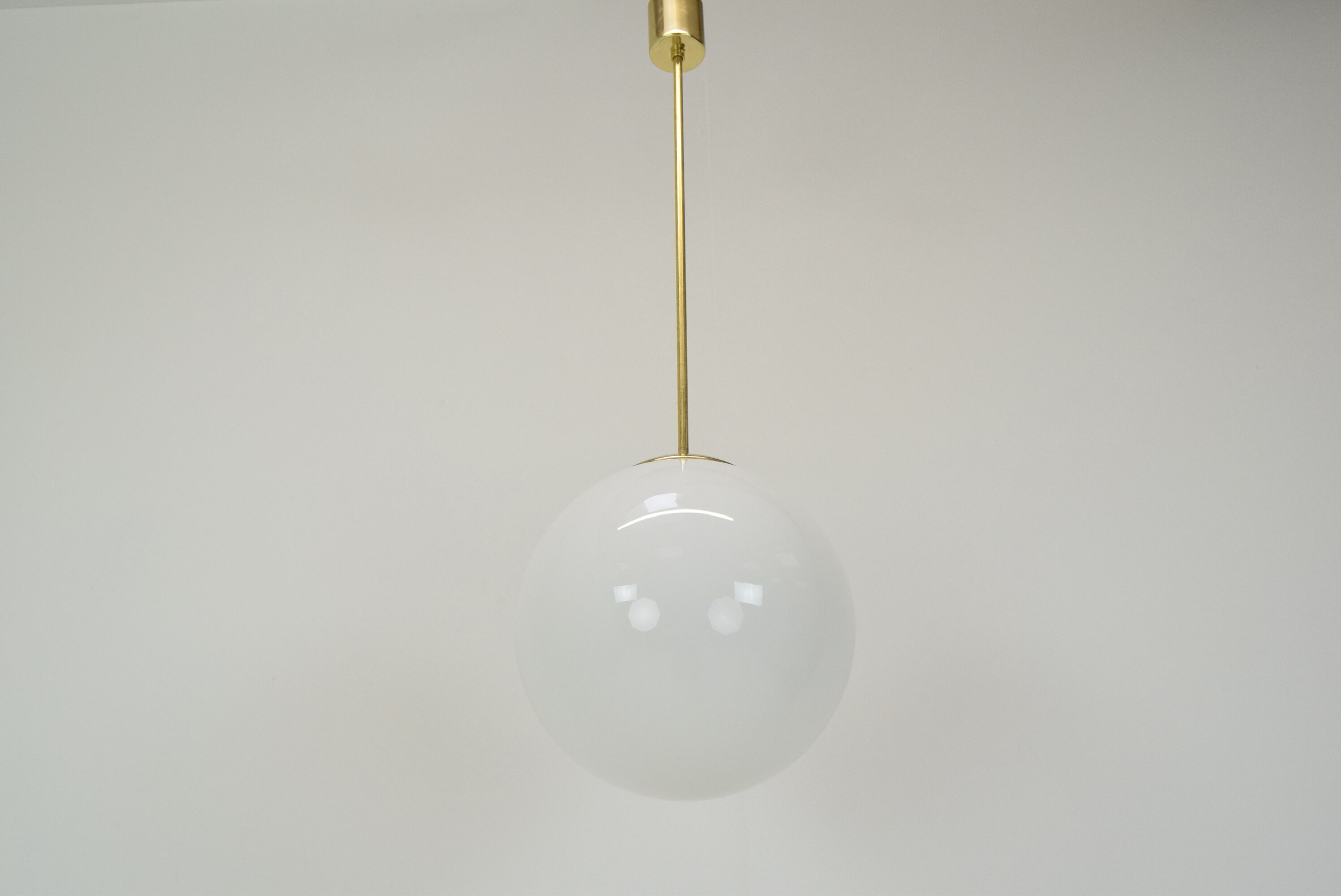 Mid-century Glass Pendant/Kamenicky Senov,1960
