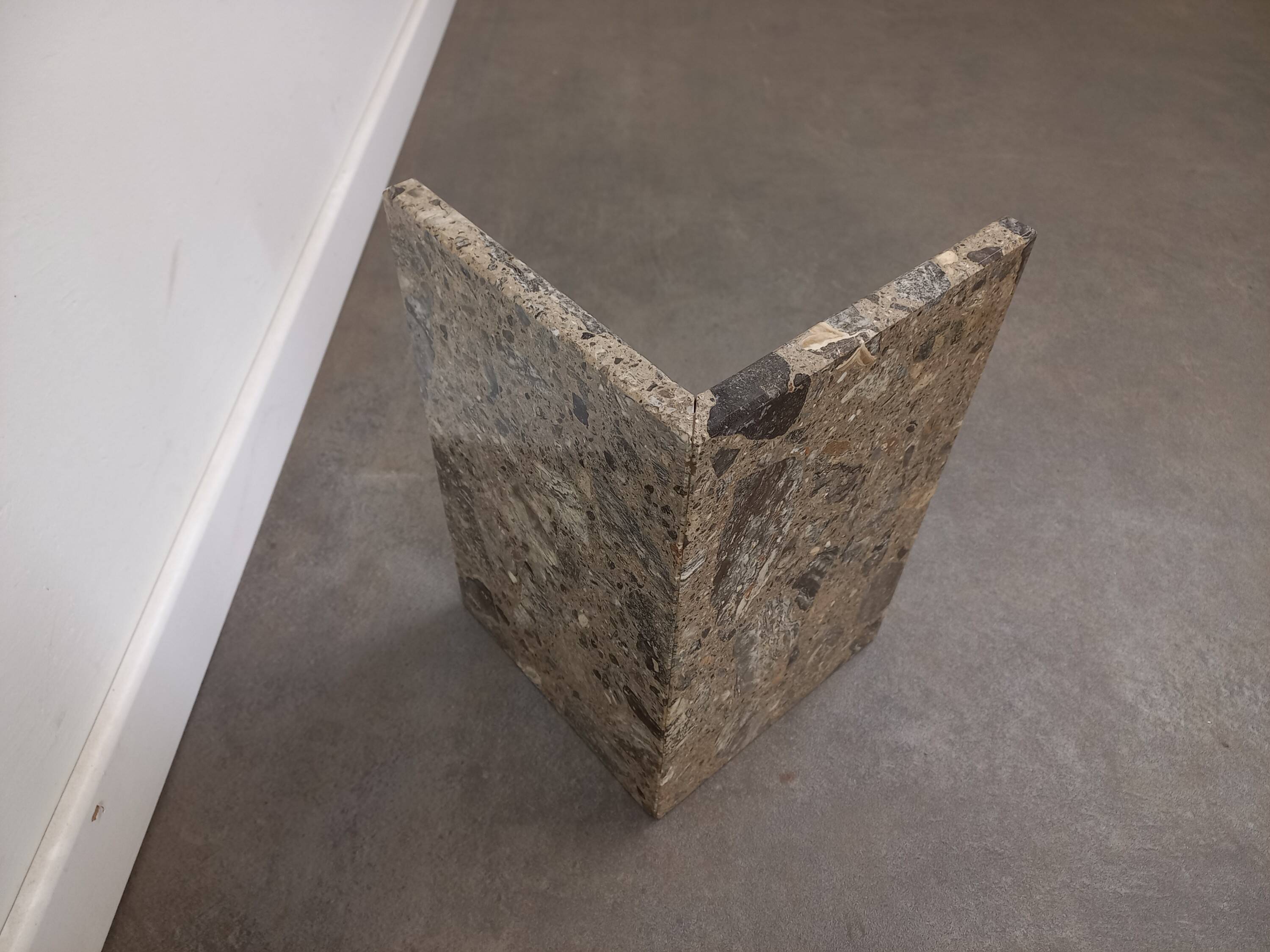 Vintage coffee table in reconstituted stone