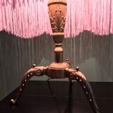 Pink Victorian style lamp