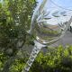 6 crystal white wine glasses from ARQUES. Epi Fleury model.