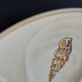 Lot de 3 assiettes à huîtres/crustacés