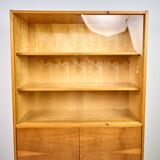 Vintage Wooden Bookcase, 1960s, Czechoslovakia