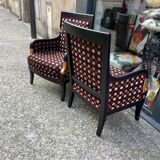 Pair of empire armchairs