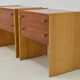 Pair of mid-century Bedside Tables,Bucovice,1970's.