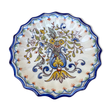 Montagnon Nevers earthenware plate