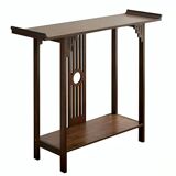 Narrow Wood Entryway Table with Shelf, Modern Console Table for Hallway, Living Room, or Behin Couch