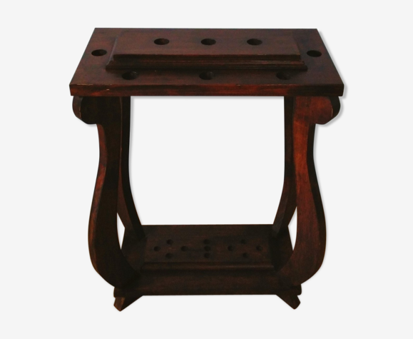Natural wooden canes holder