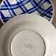 6 hollow plates of Badonviller earthenware