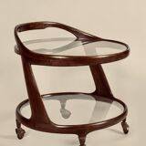 Cesare Lacca rolling coffee table service trolley