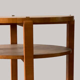 Art deco period occasional table with fruit wood inlay, france, 1930s