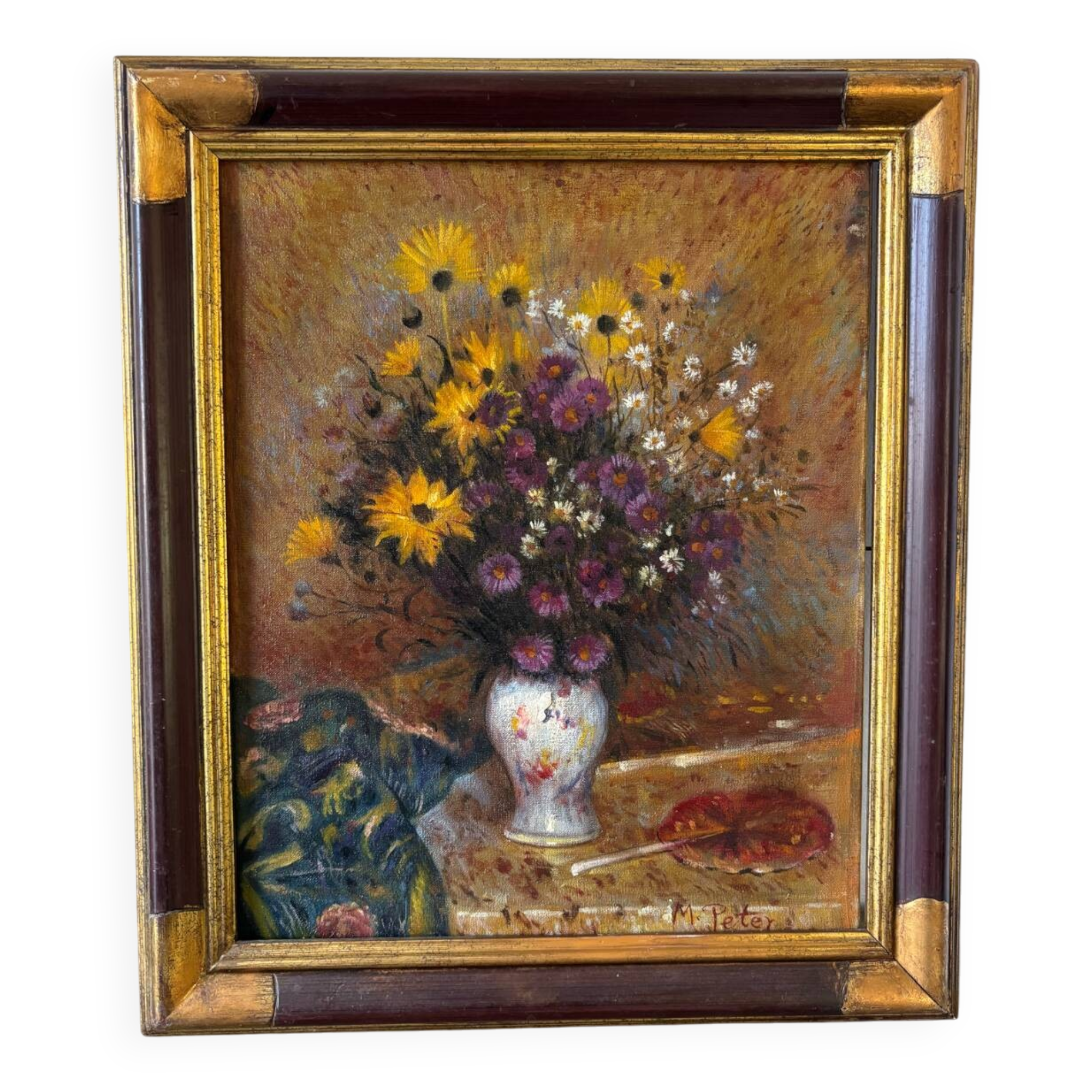 Signed bouquet of flowers