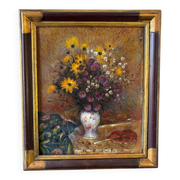 Signed bouquet of flowers