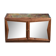 Cubist cabinet with glass door Walnut