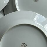 4 Vierzon Limoges porcelain plates.
