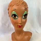 Vintage hat head Huard twiggy
