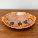 Corbeille à fruits en céramique allemande vintage de Zeller Keramik