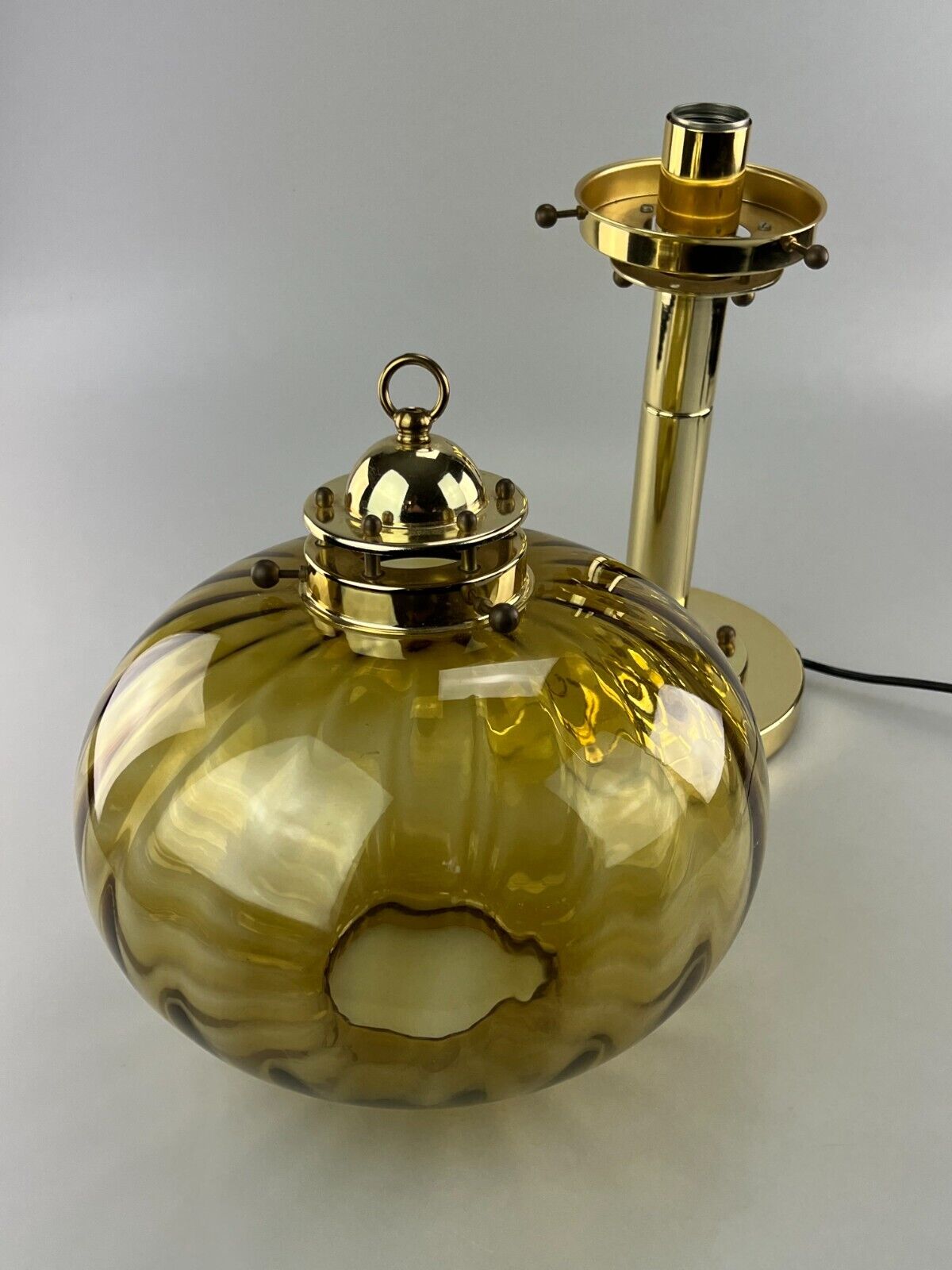 60s 70s Peill & Putzler Germany table lamp lamp light glass design