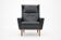 Fauteuil en cuir des années 1970, Danemark