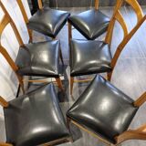 Set of 6 Italian design chairs, 1960s