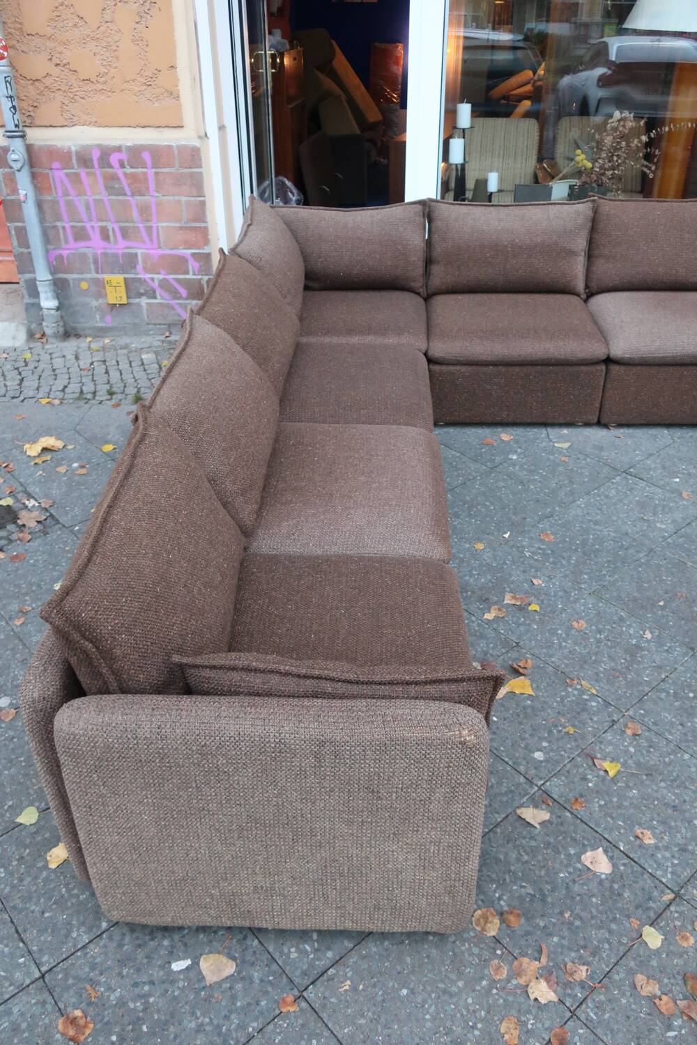 Modular corner sofa from the 70s space age easy chairs