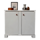 Retro commode with shelves Art Deco painted wood