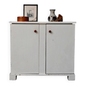Commode rétro à clayettes Art Déco bois peint