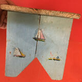 Natural wooden lace-up bench paints popular art