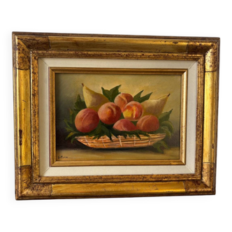 Nature morte signée