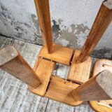 Set of 6 Olof Ottelin stools, Finland 1950.