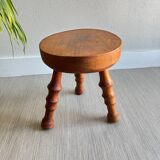 Wooden tripod stool