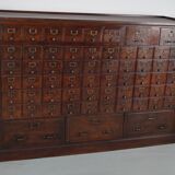 Grande armoire de notaire / classeur en chêne français, années 1920/30