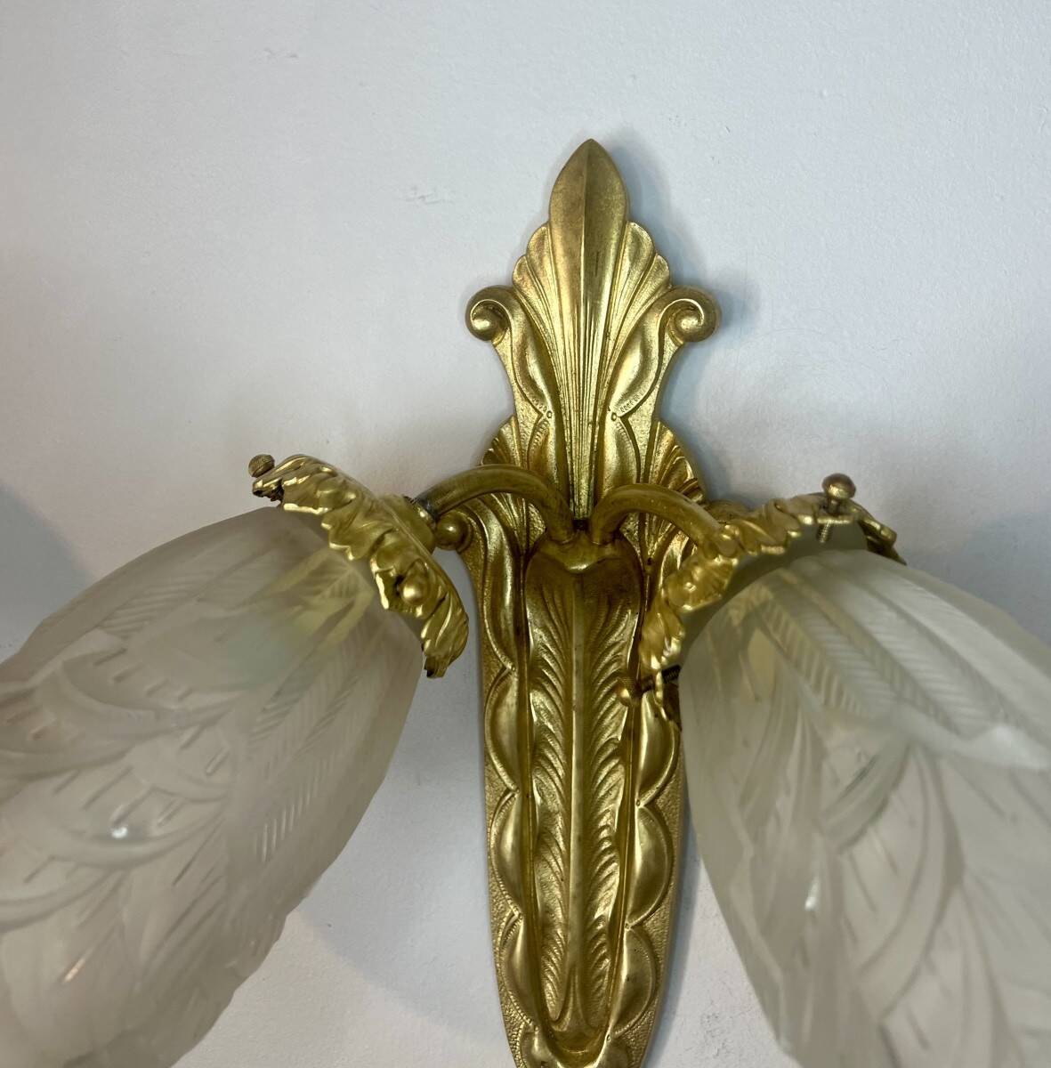Paire d’appliques art déco