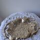 Brass catchall - leaves and branches, Art Nouveau style