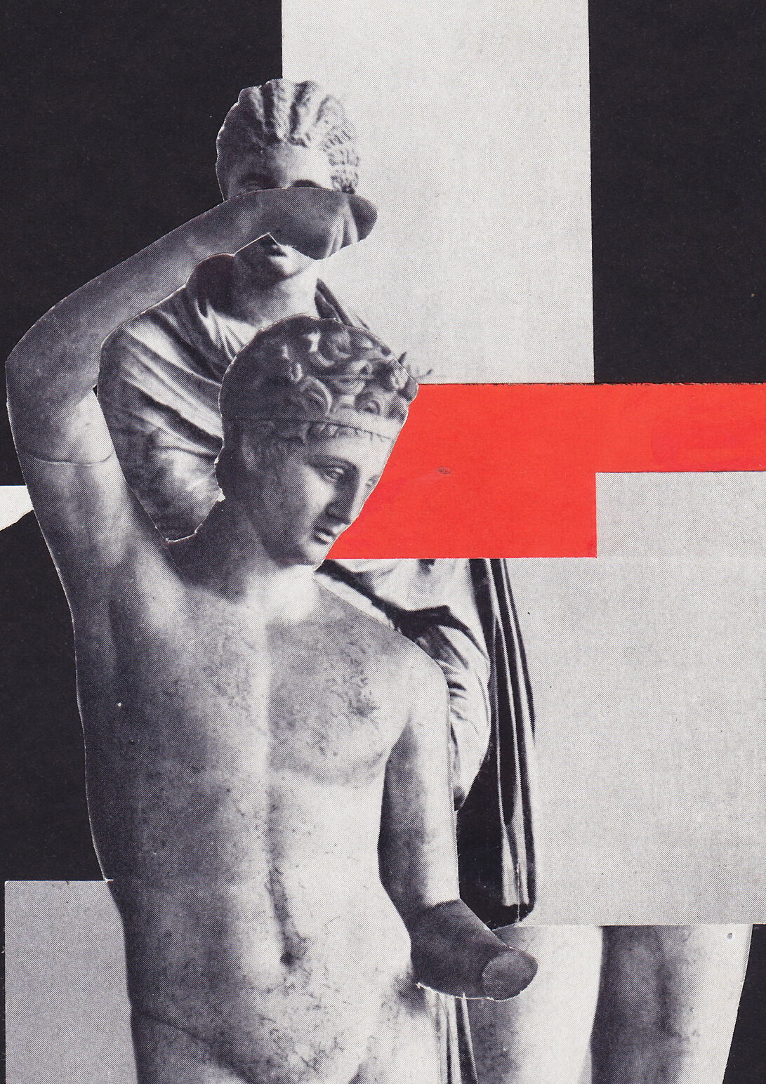 Collage on poetry paper