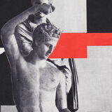 Collage on poetry paper