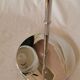 Lampe articulée, plastique et chrome, champignon, style 1970