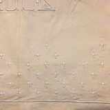 early 20th century sheet 2 m 80 x 3 m 50 with monogram and embroidery