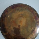 Plat cloisonné et laiton