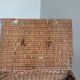 wicker box basket