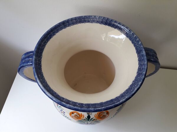 Grand vase HB Henriot Quimper