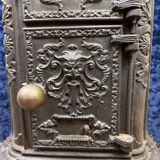 Beautiful cast iron stove, pagoda model, from Varigney in Haute Saône