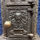 Beautiful cast iron stove, pagoda model, from Varigney in Haute Saône