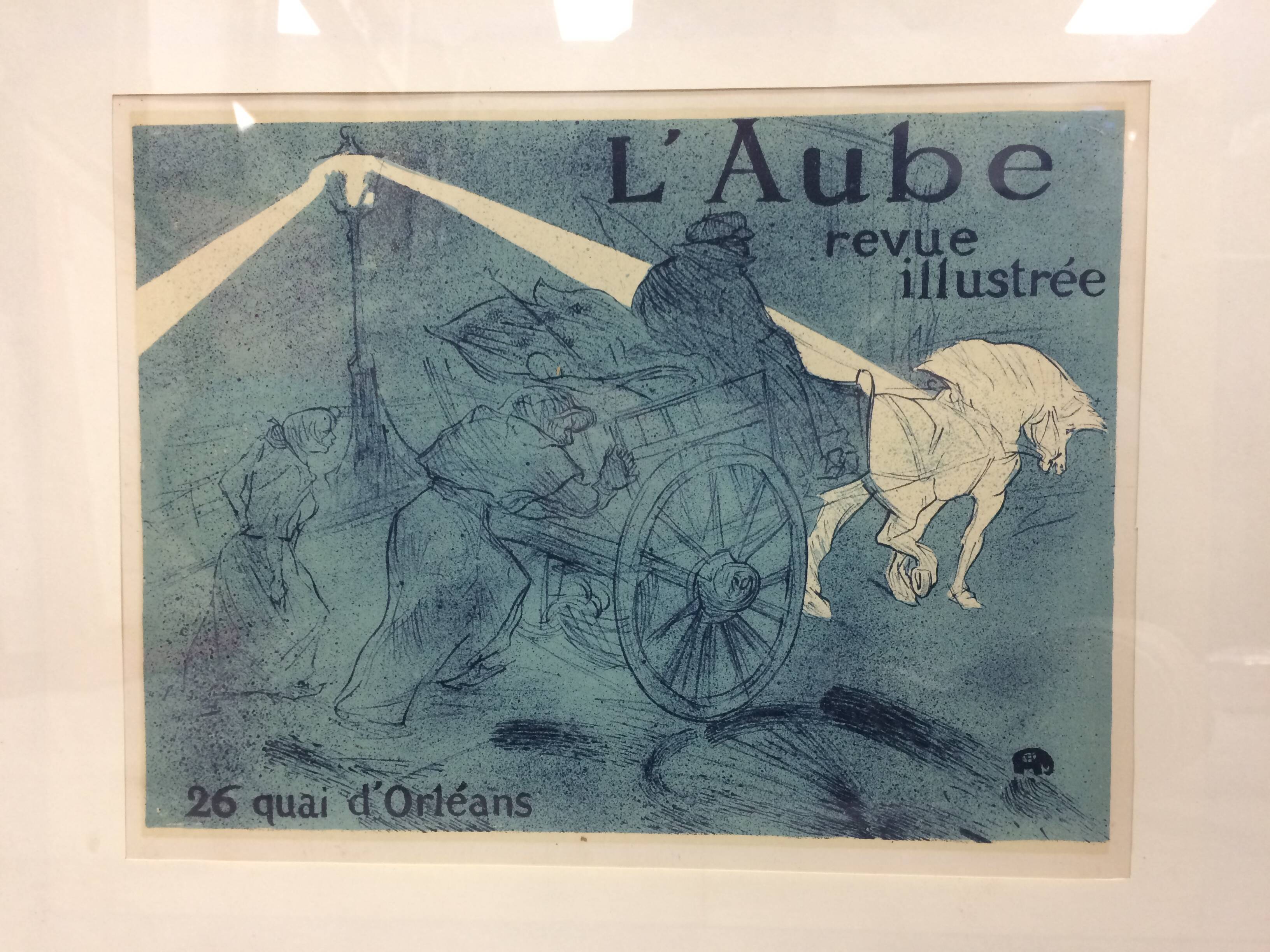 Poster “L’Aube” Toulouse-Lautrec
