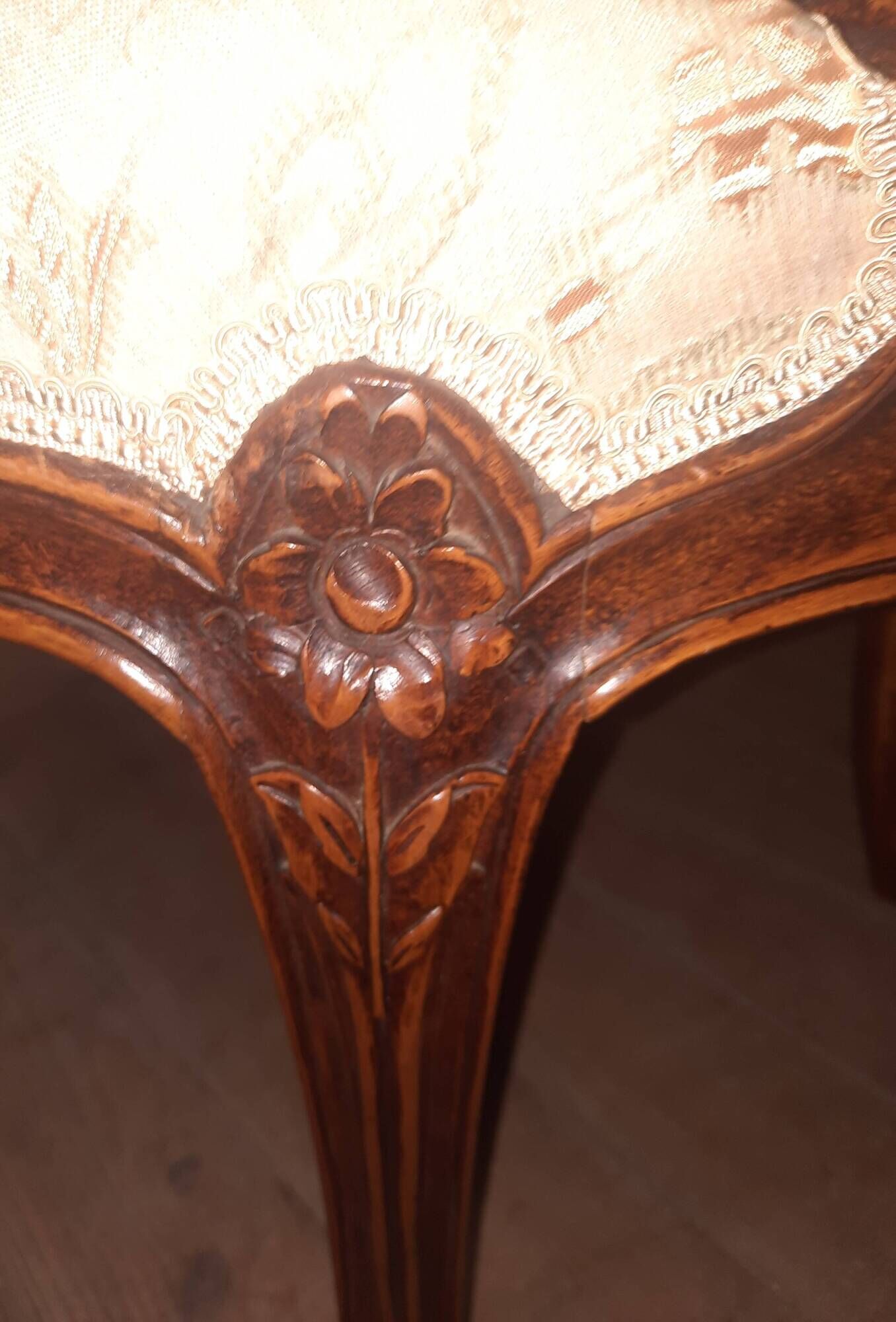 Pair of Louis XVI style armchairs