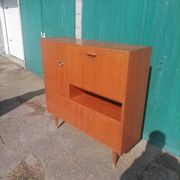 Old buffet furniture Scandinavian secretary wood vintage teak