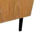 Vintage chest of drawers with steel legs