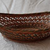 4 vintage wicker baskets