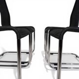 Set of 4 B 25 Tecta Cantilever Chairs by Axel Bruchhäuser, 1980
